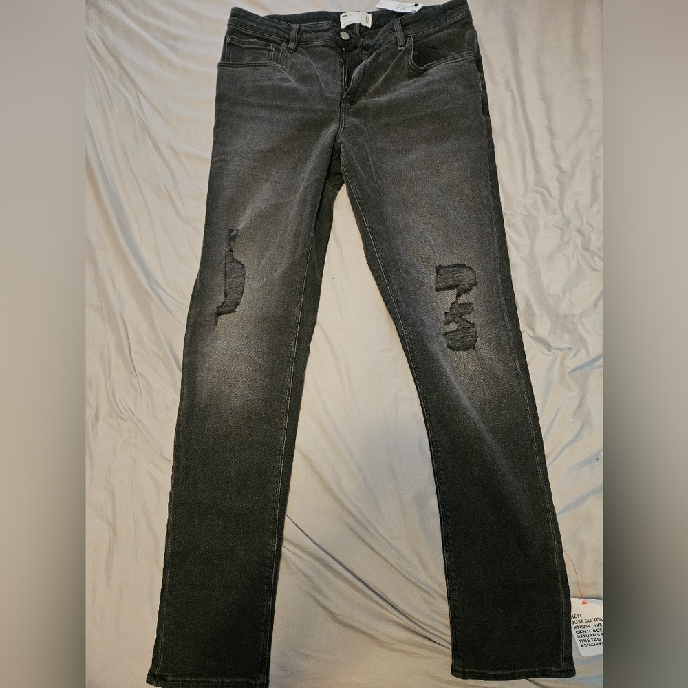 Asos Distressed Slim Jeans